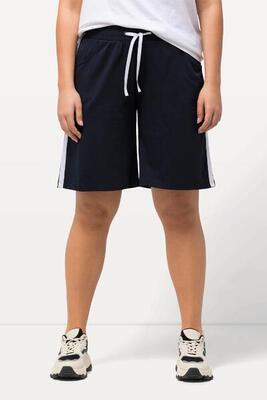 Dames jersey short wijde pijp elastische tailleband strikbandje