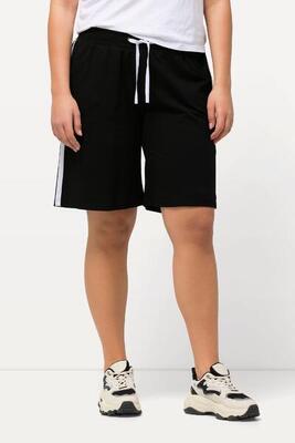 Dames jersey short wijde pijp elastische tailleband strikbandje