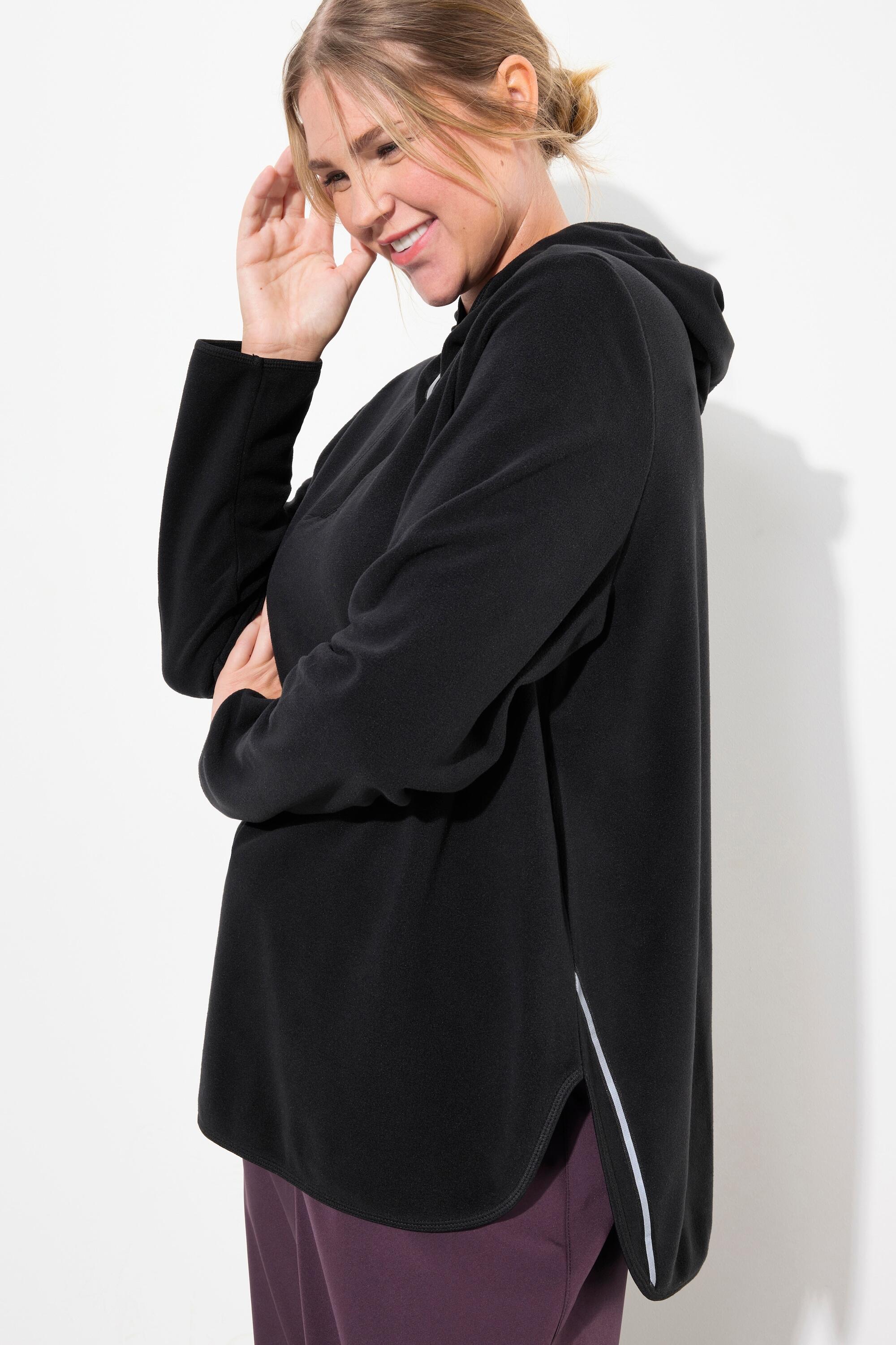 Femme Pull camionneur en polaire coupe courte et oversize matière recyclée 3/5