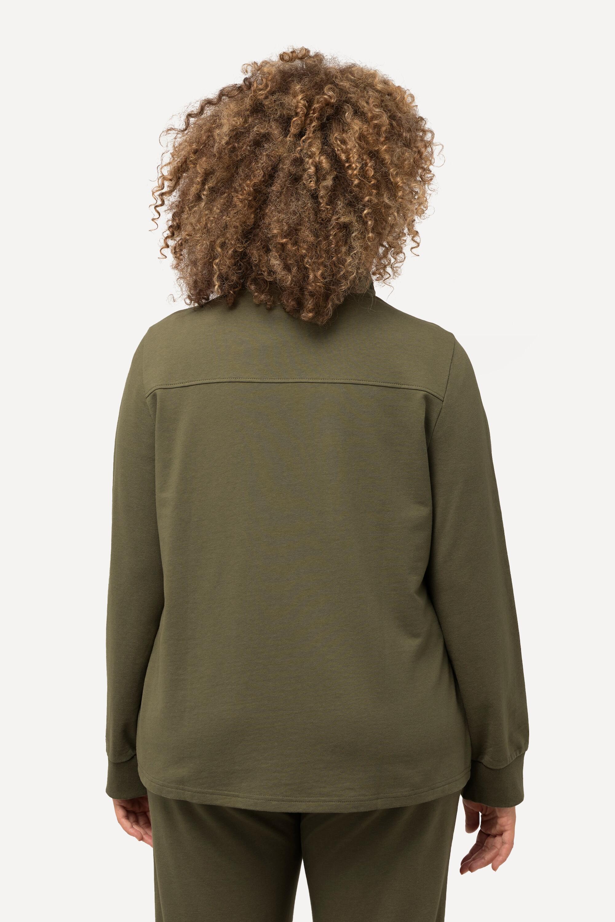 Femme Veste en molleton col montant et poche kangourou 2/5