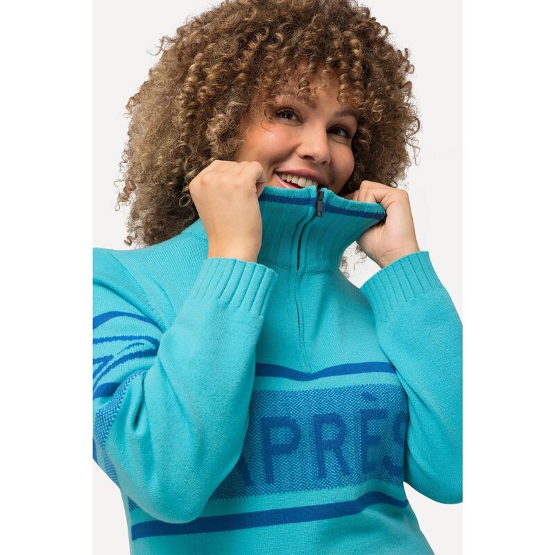 Femme Pull camionneur à manches longues et col montant ULLA POPKEN