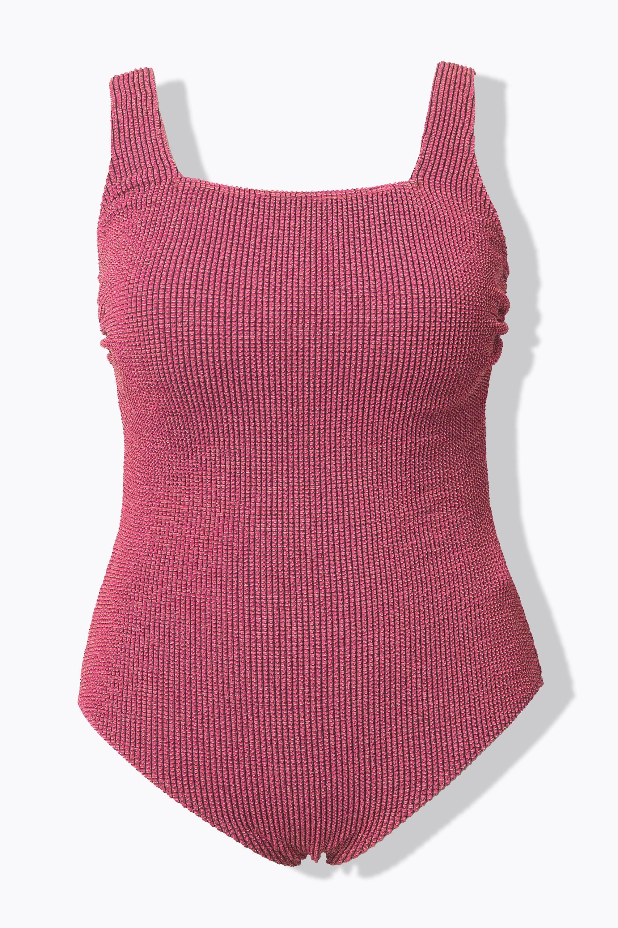 Femme Maillot de bain bonnets souples et décolleté carré 6/7
