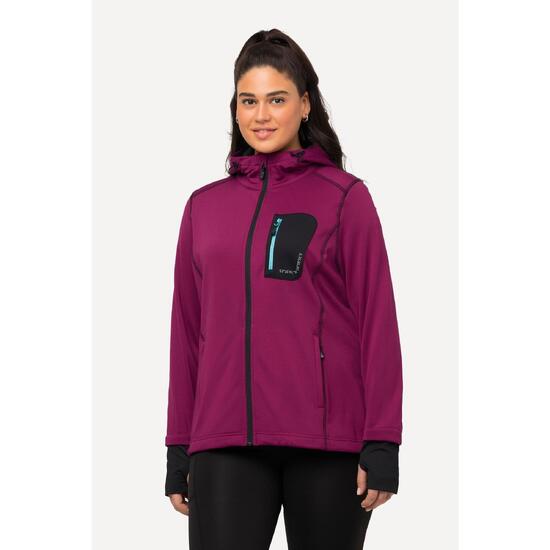 Damskie Bluza HYPRAR odblaskowy nadruk kaptur otwór na kciuk