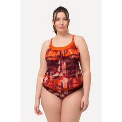Femme Tankini avec bonnets souples. Haut plus long avec bretelles réglables.