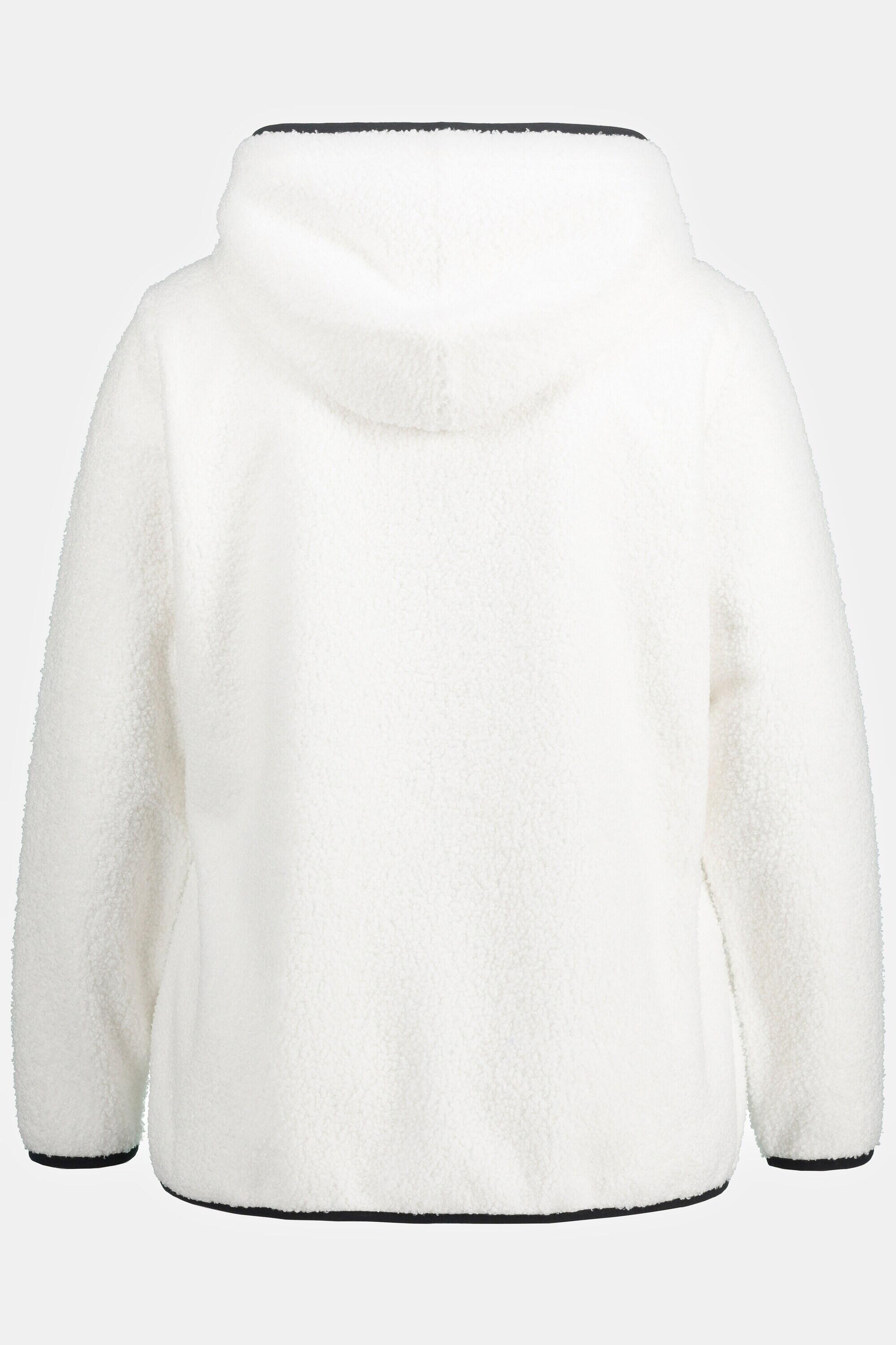 Femme Sweat à capuche en polaire imprimé coordonnées poches zippées 6/6