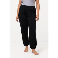 Femme Pantalon de pyjama en modal mélangé coupe droite et taille élastique