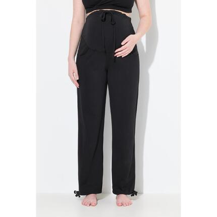 Damskie Spodnie dresowe Bellieva ekstra szeroki pas bio-bawełna