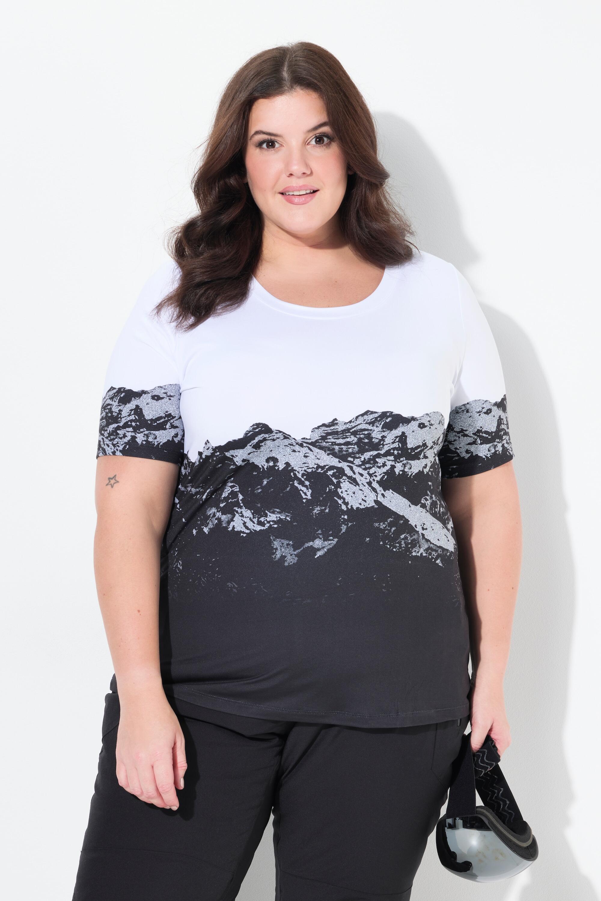 Femme T-shirt technique à col rond et manches courtes. Matière 7/7