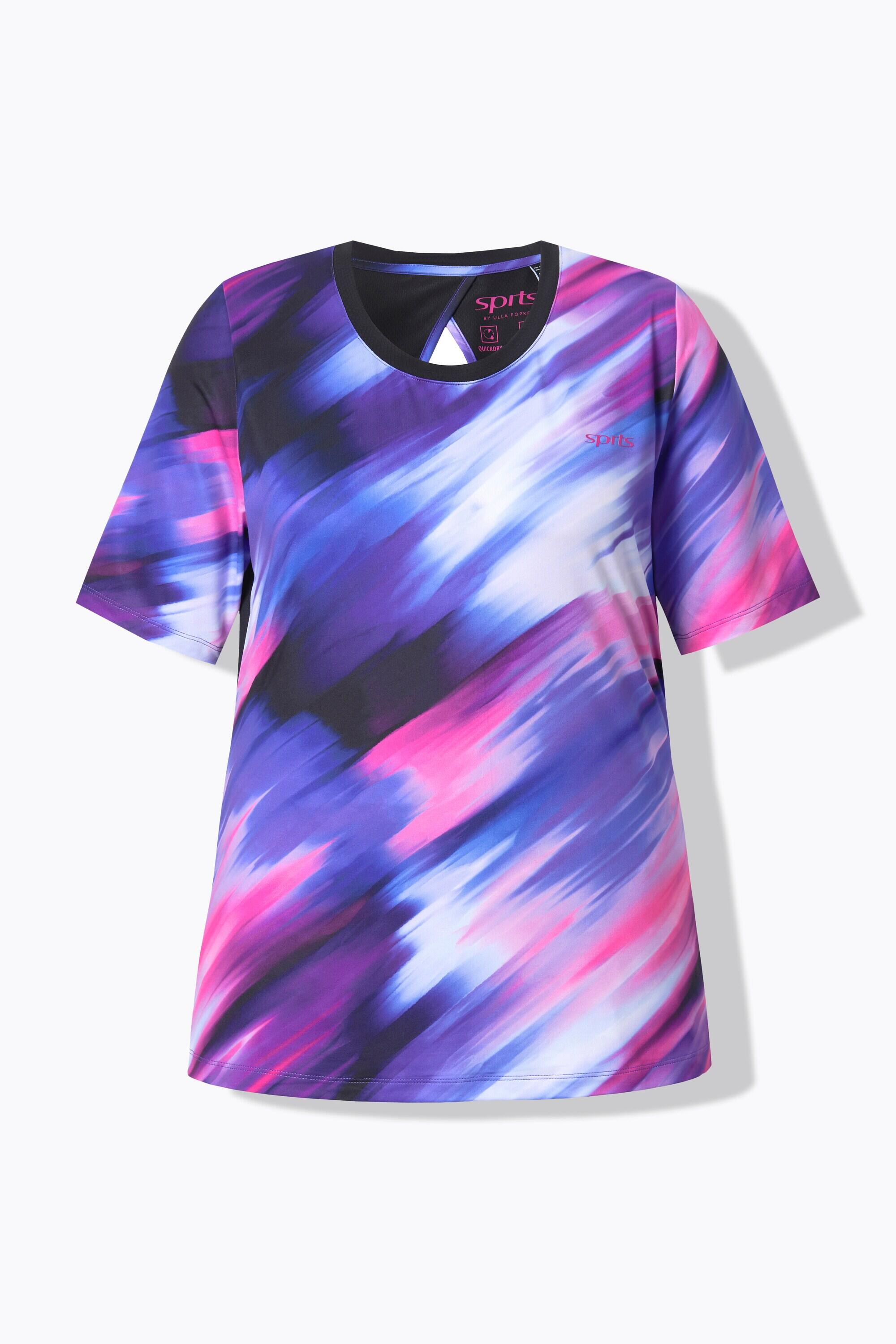 Damen T-Shirt Rücken-Cut-Out Rundhals Halbarm recycelt 6/6
