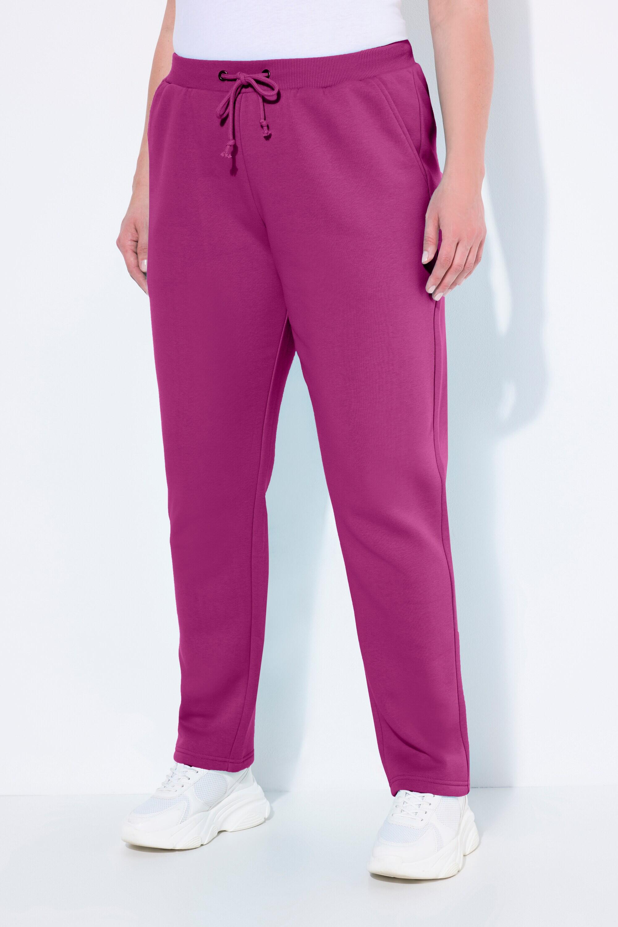 ULLA POPKEN Pantalone in felpa donna Rosa/Violetto 95% cotone