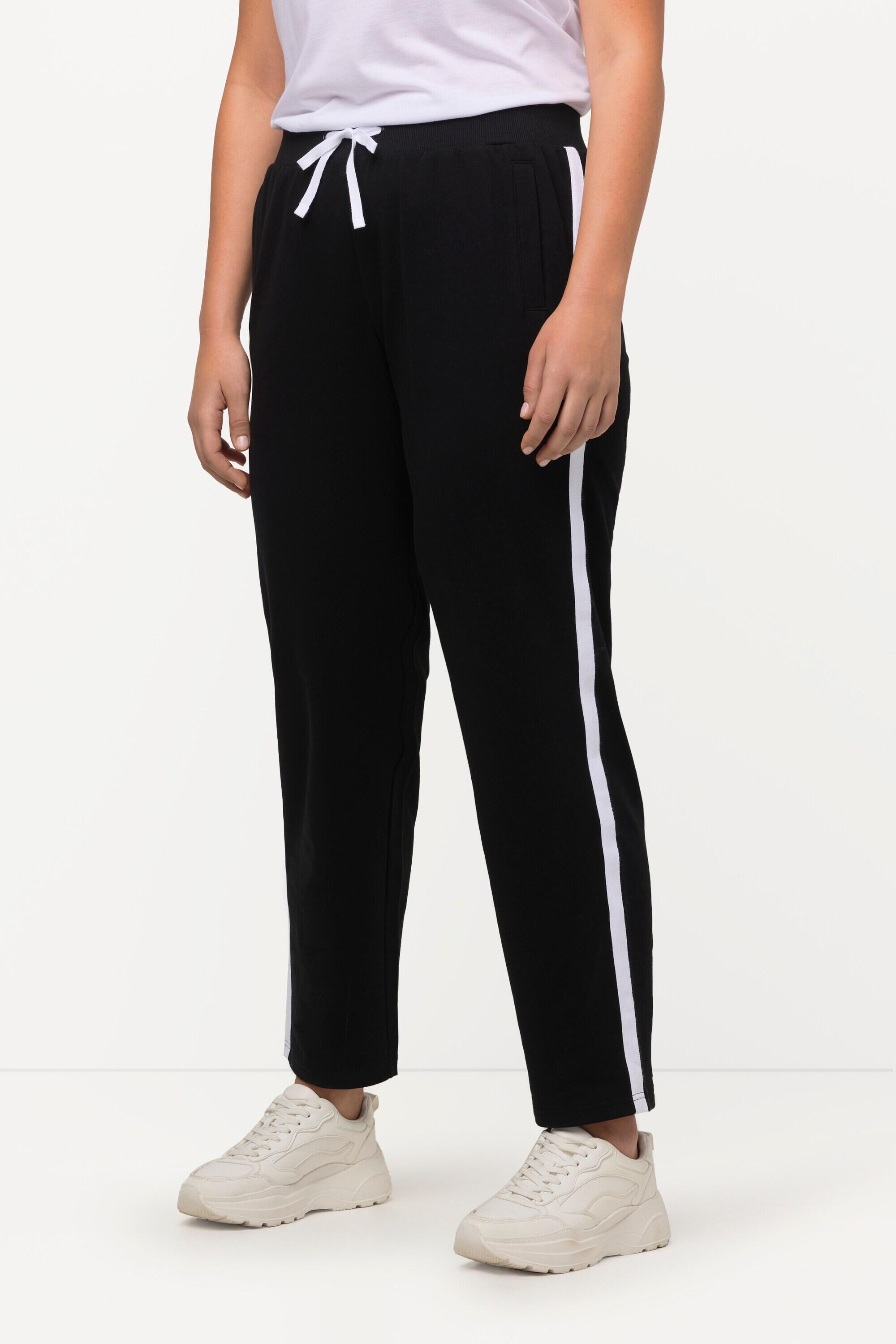 ULLA POPKEN Plus-Size Women's Fleece Joggers with Elastic Waistband