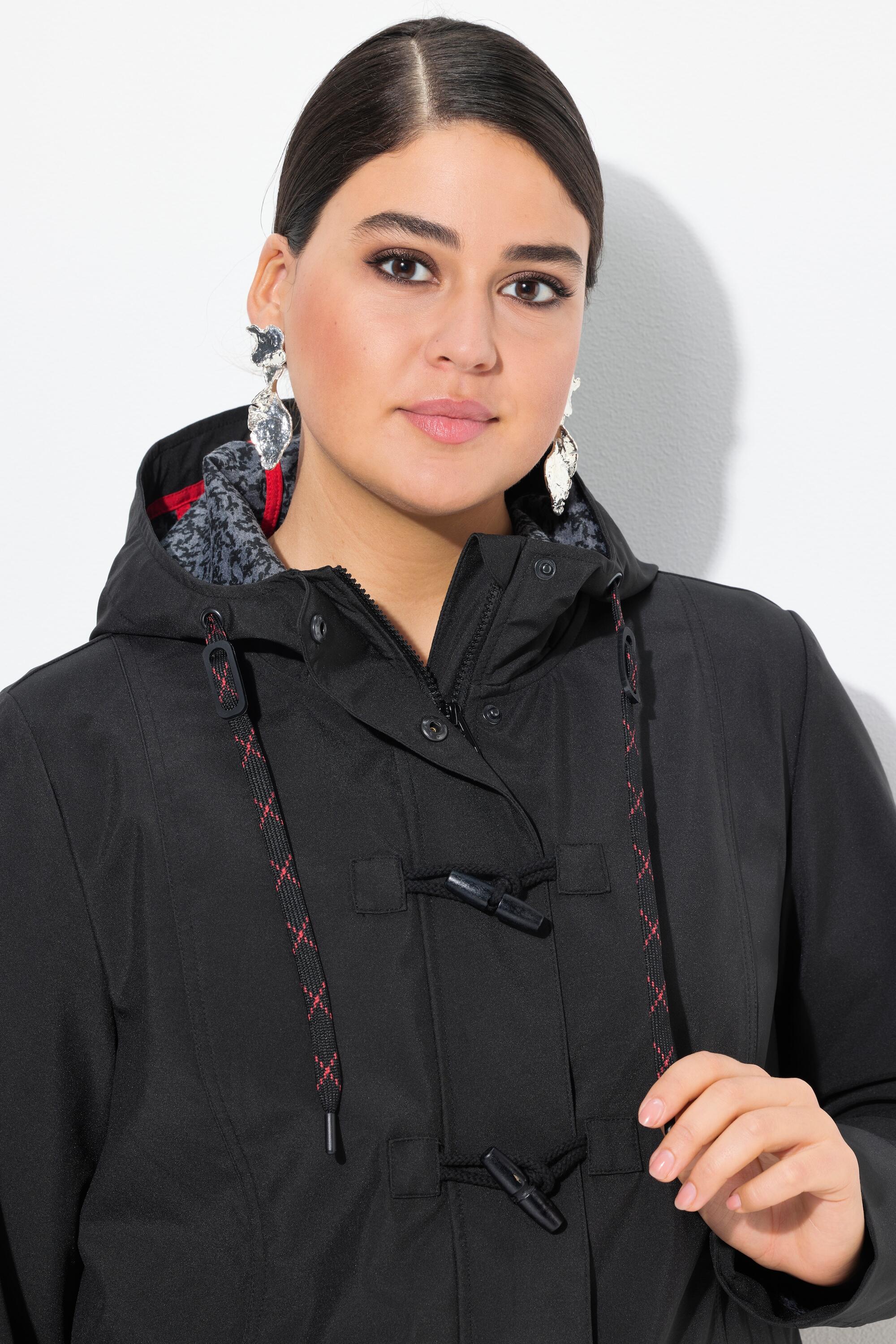 Femme Veste softshell HYPRAR à capuche. Matière déperlante. Boutons brandebourg 4/7