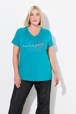 Damen Funktionsshirt schnelltrocknend V-Ausschnitt Halbarm