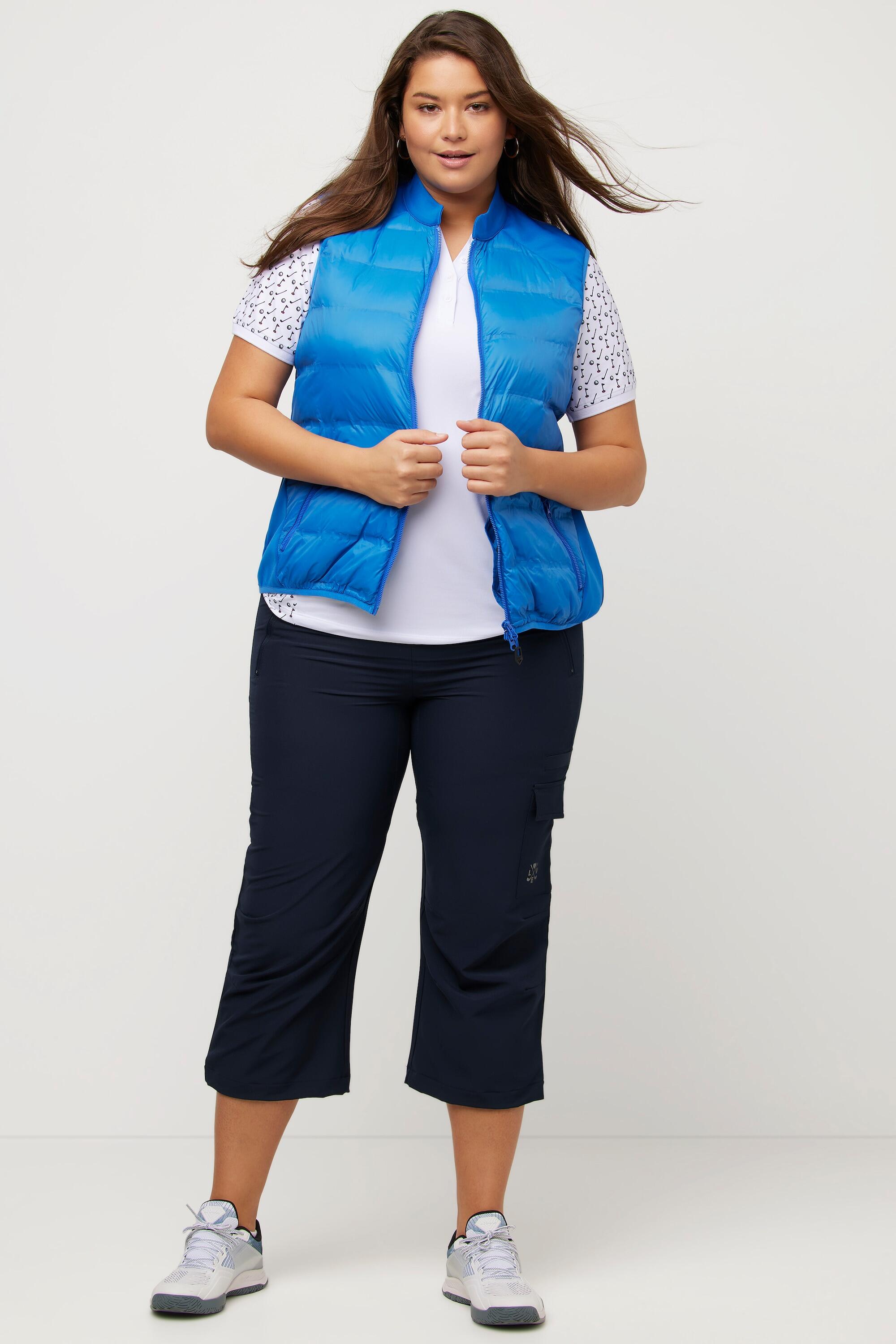 Femme Gilet de golf dans un mélange de matières power stretch col montant 4/5