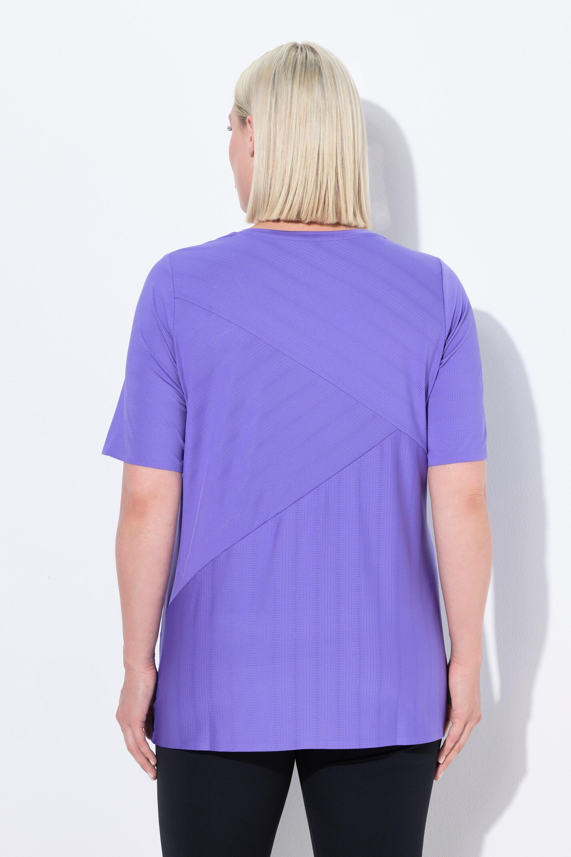 Femme T-shirt technique. Col rond manches longues. Séchage rapide 7/11