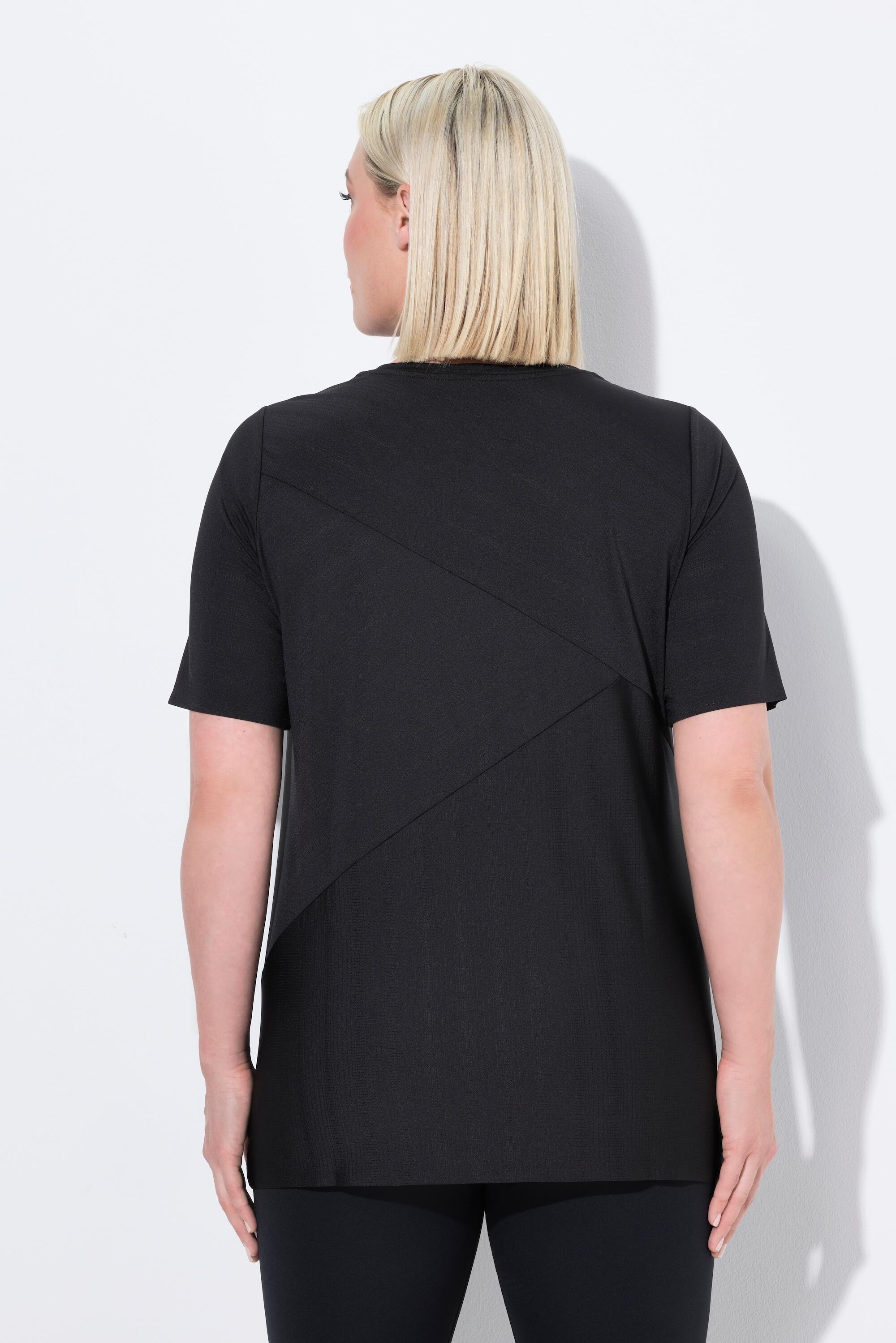 Femme T-shirt technique. Col rond manches longues. Séchage rapide 2/6