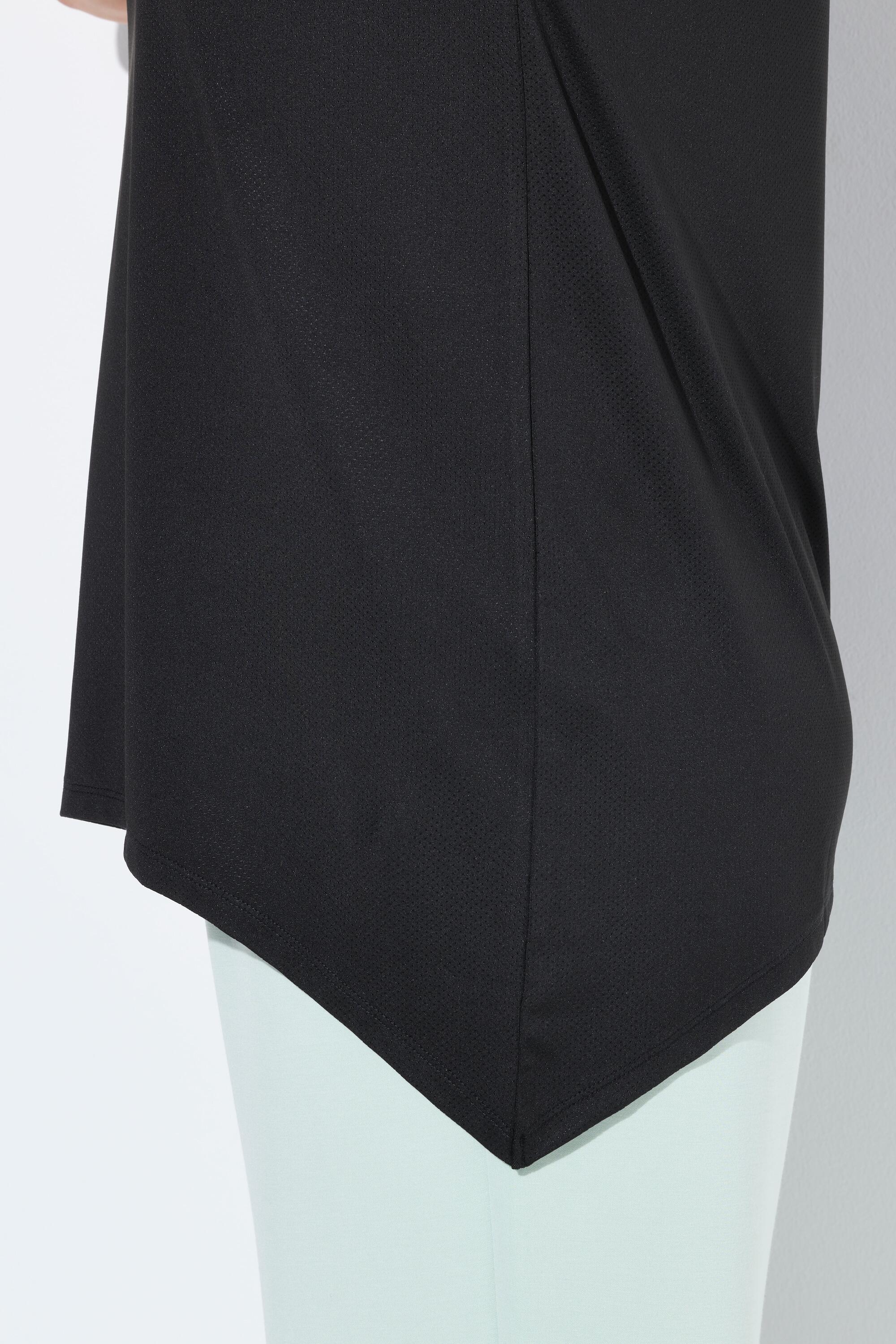 Femme T-shirt technique. Col rond et manches courtes chauve-souris. 3/7