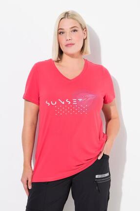 Damen Funktionsshirt schnelltrocknend V-Ausschnitt Halbarm