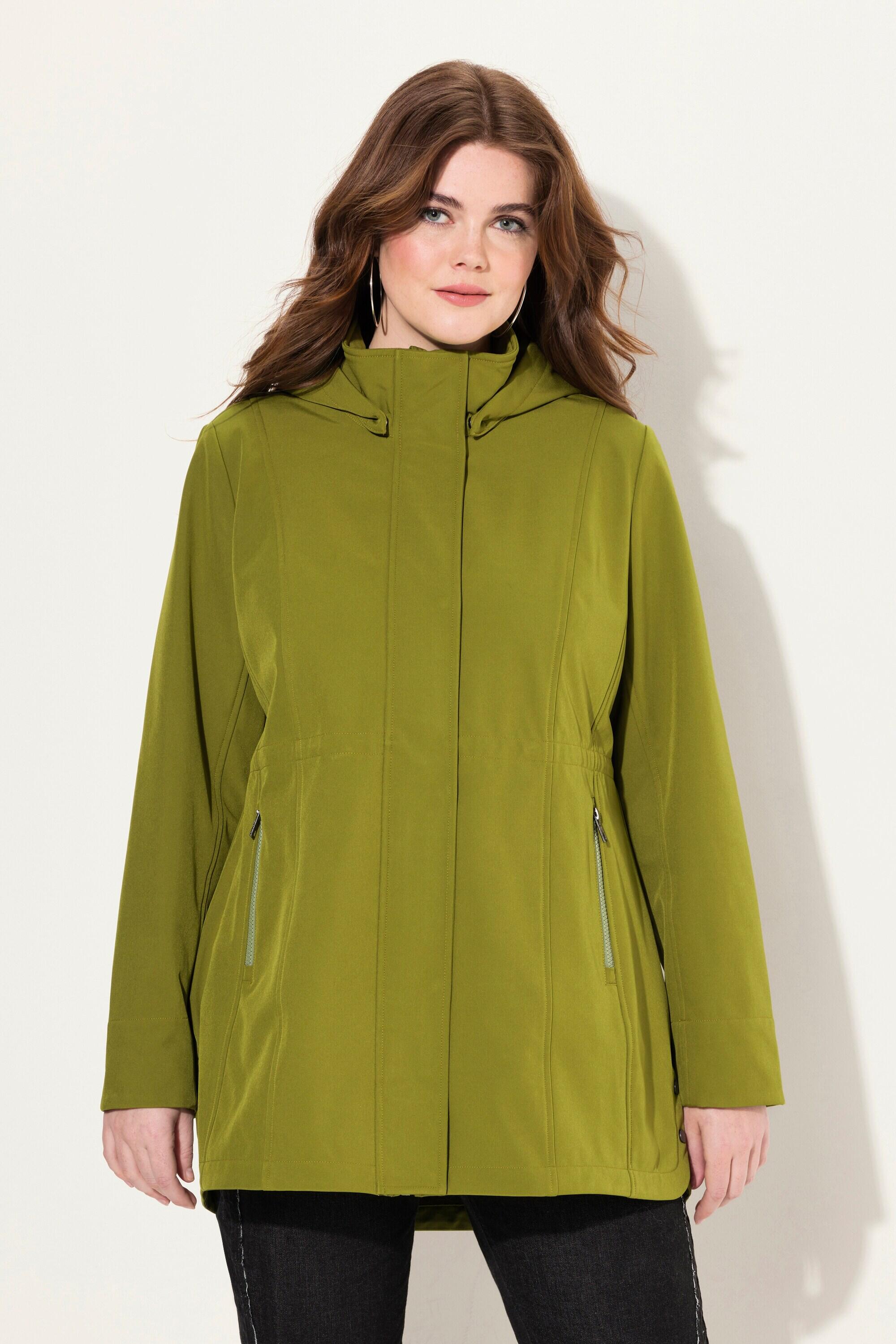 ULLA POPKEN Giacca softshell donna HYPRAR impermeabile 92% poliestere, cappuccio removibile