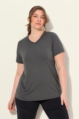 Dames functioneel shirt antibacterieel v-hals korte mouw
