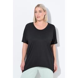 Femme T-shirt technique. Col rond et manches courtes chauve-souris.