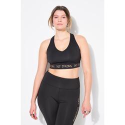 Femme Brassière de sport avec bonnets souples bande de soutien sous la poitrine