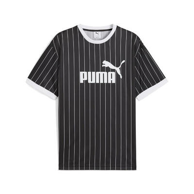 Felpa a righe Essentials da uomo PUMA White