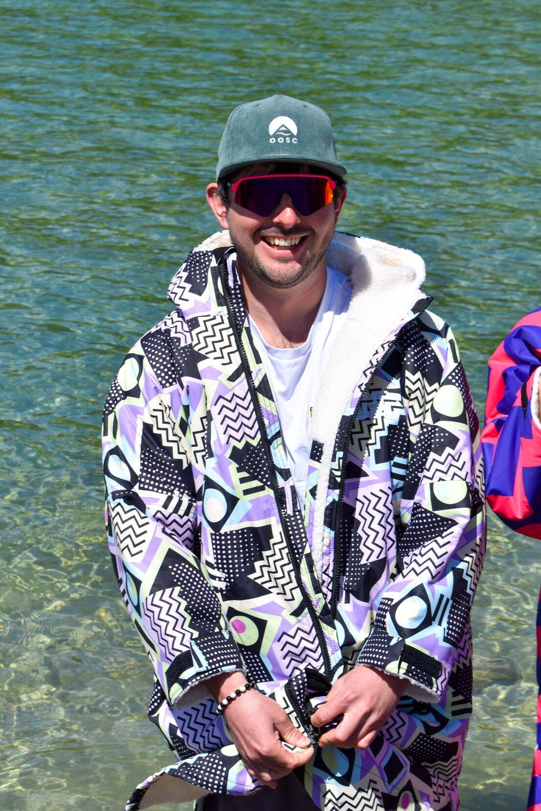 Heren Omkleed-poncho Sherpa-Voering Saved By The Bell 6/7