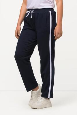 Dames joggingbroek elastische tailleband zijstrepen