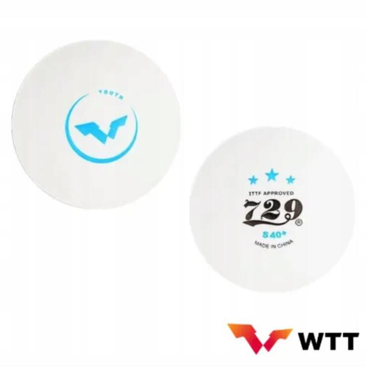 Tischtennisbälle Ping Pong Freundschaft 729 3*** 6 Stück WTT 2/2