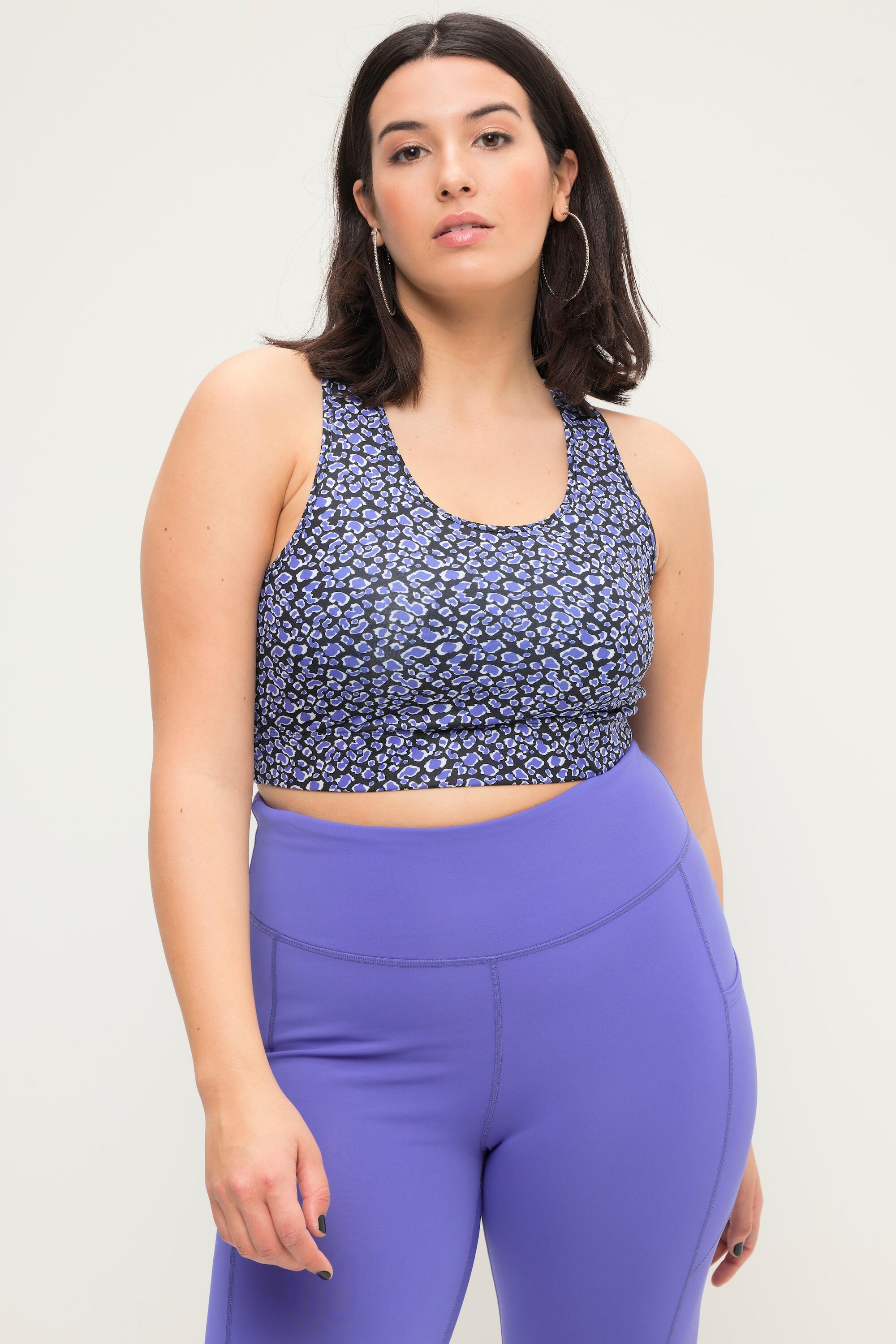ULLA POPKEN Damen Sport BH Softschalen Leo-Print