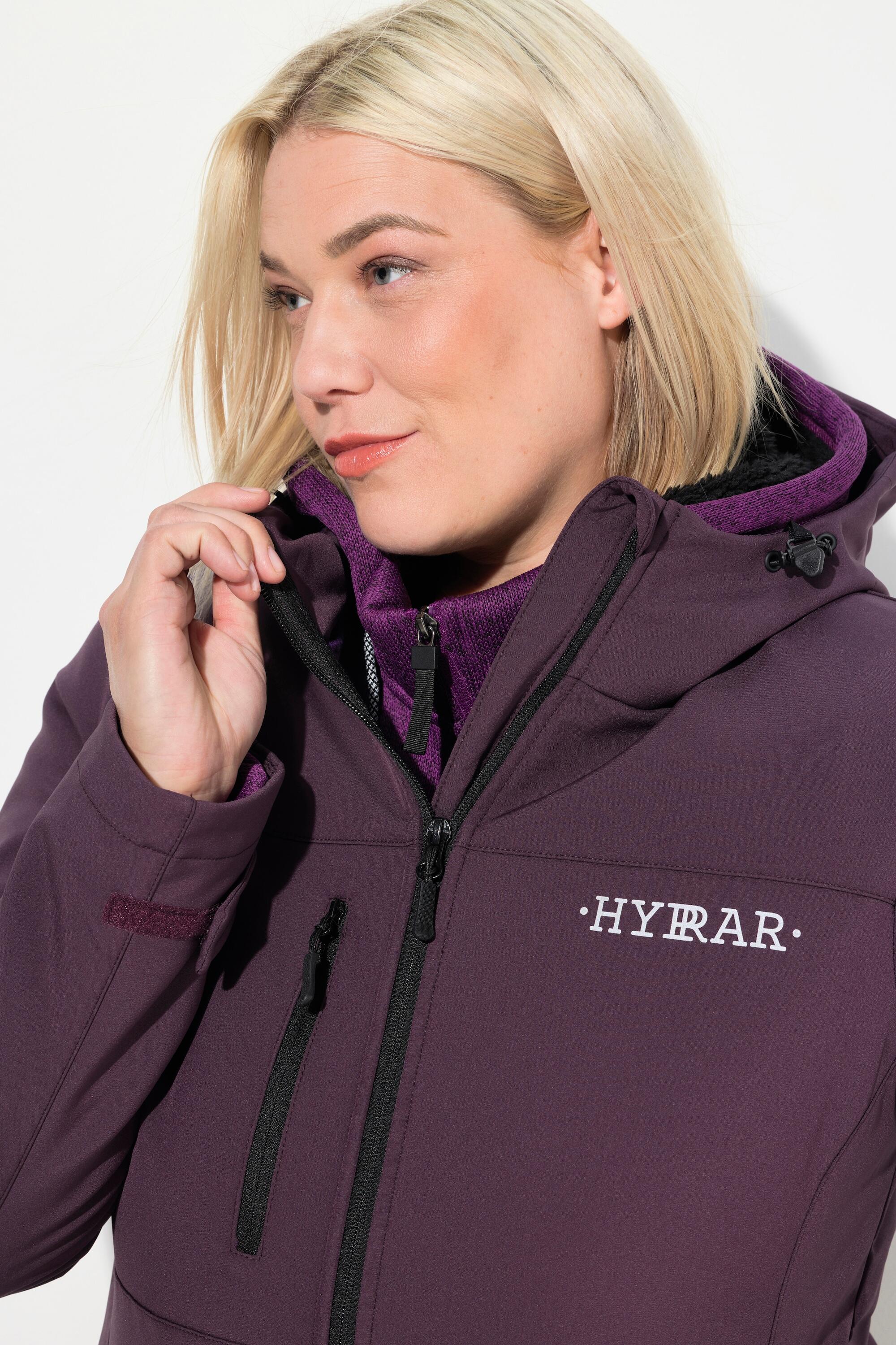 Damen HYPRAR Softshelljacke wasserabweisend Stretch Reflektor 3/6