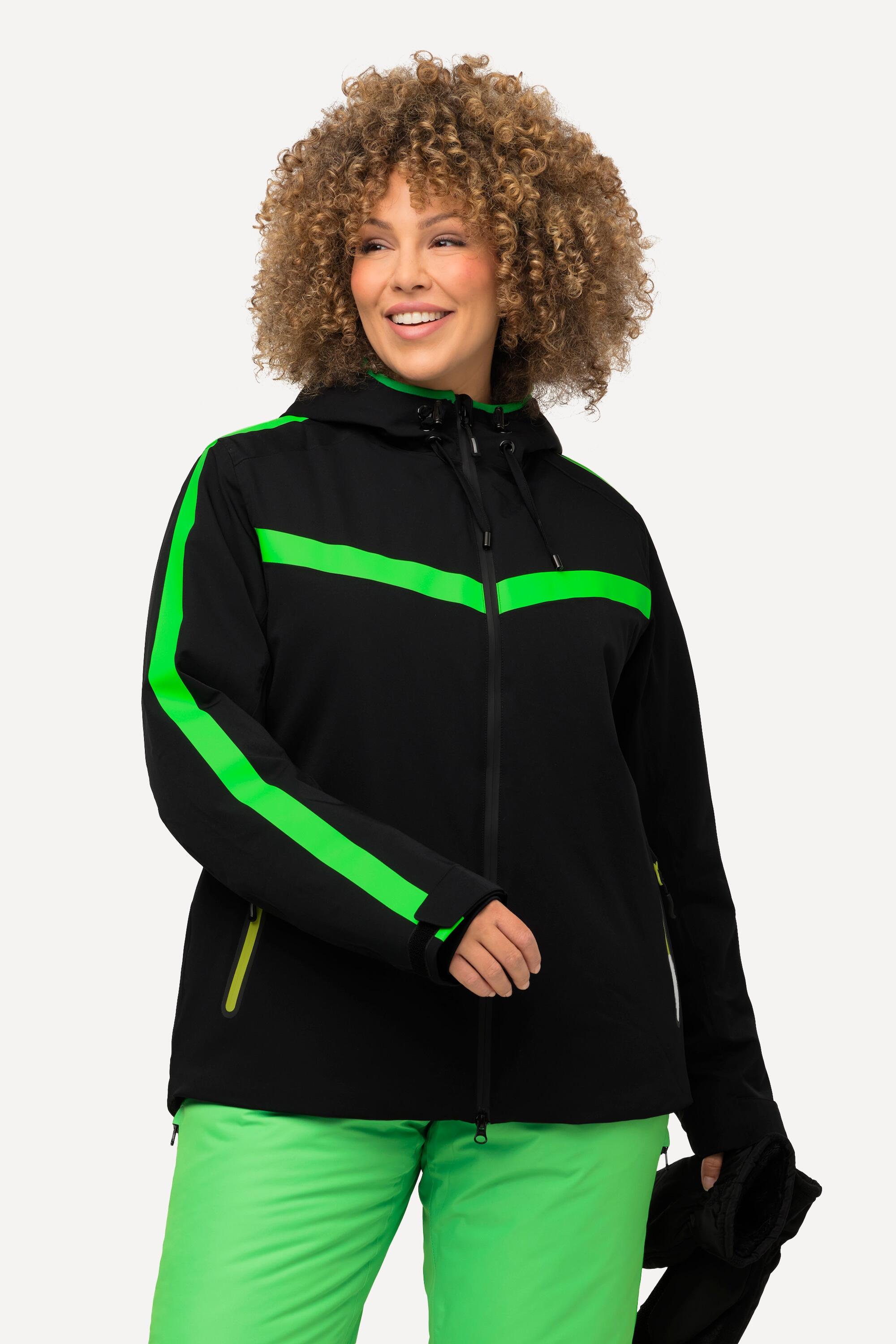 Dames Ski-jas stretch waterdicht tweerichtingsrits klittenband 4/5