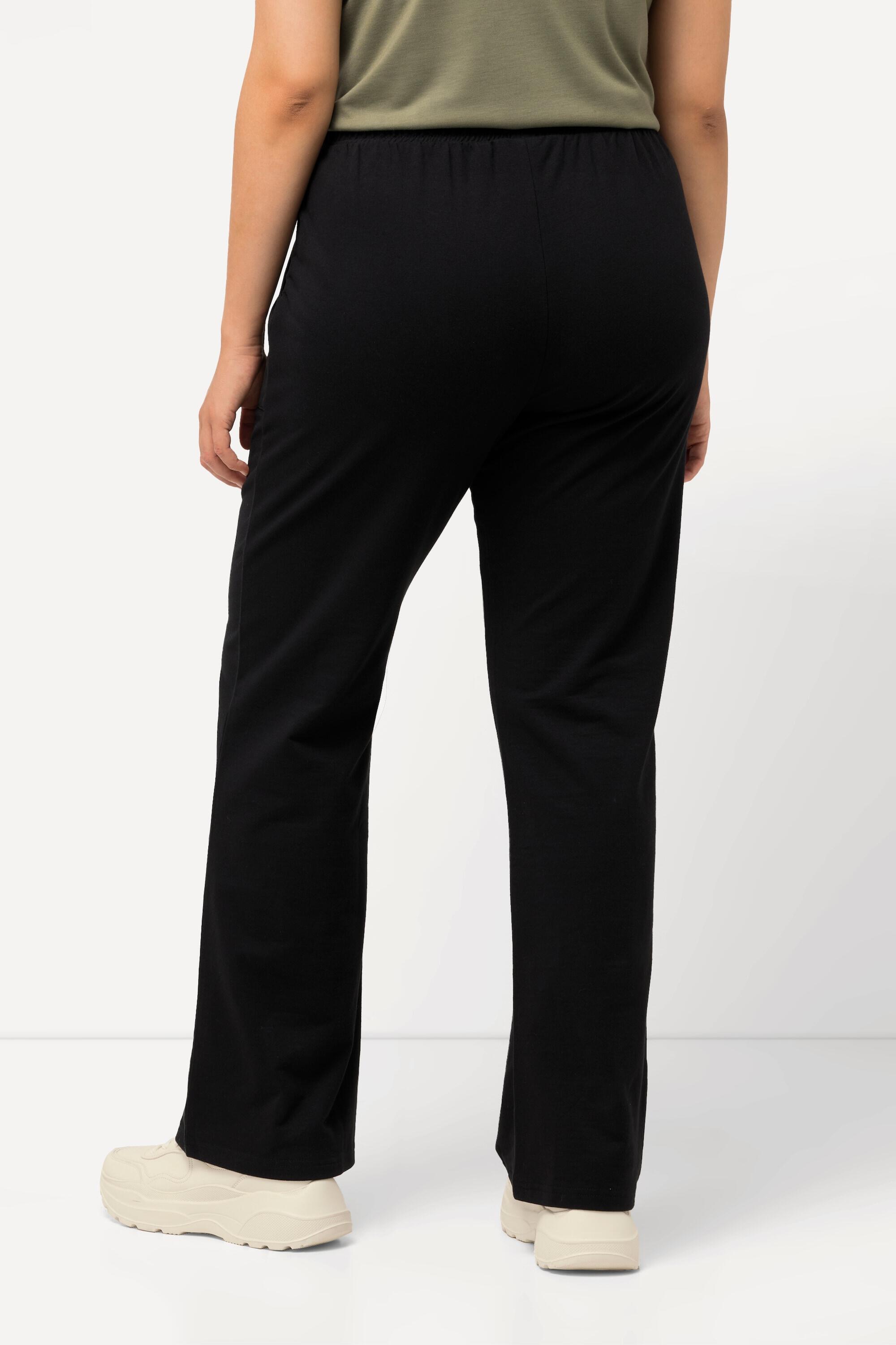 Dames Joggingbroek rechte pijpen elastische band 2/4