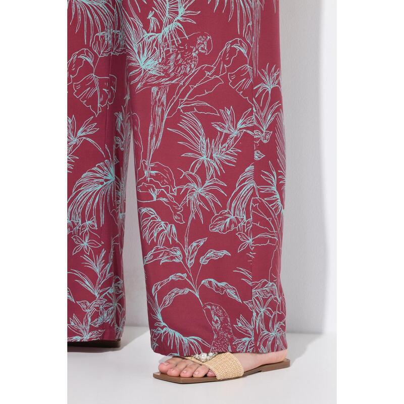 Pantalon Culotte à Jambe Large Taille Haute De Grande Taille En WHITE Rosegal.co