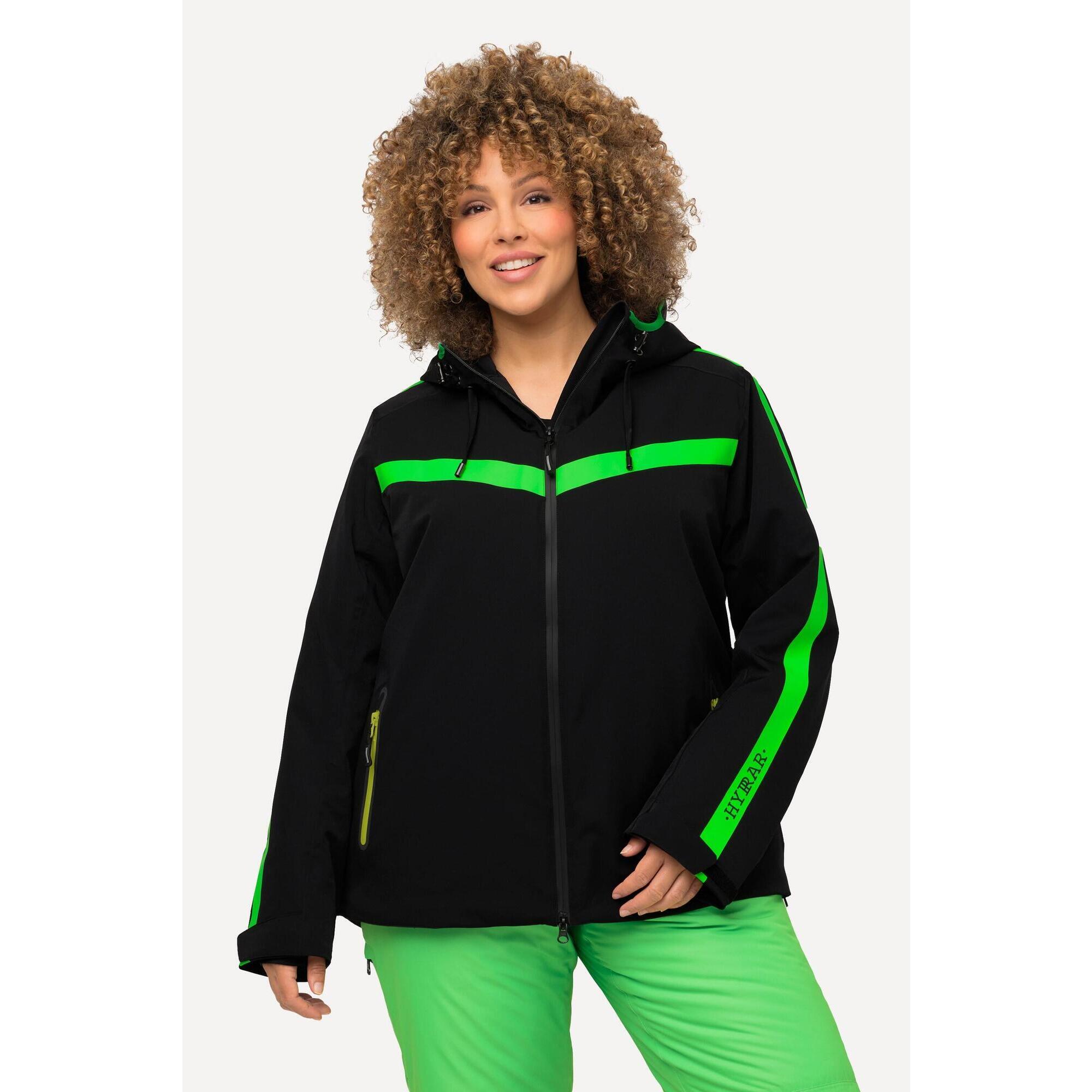 Ulla Popken - Femme Veste De Ski Imperméable Et Stretch - Veste - Noir - Decathlon