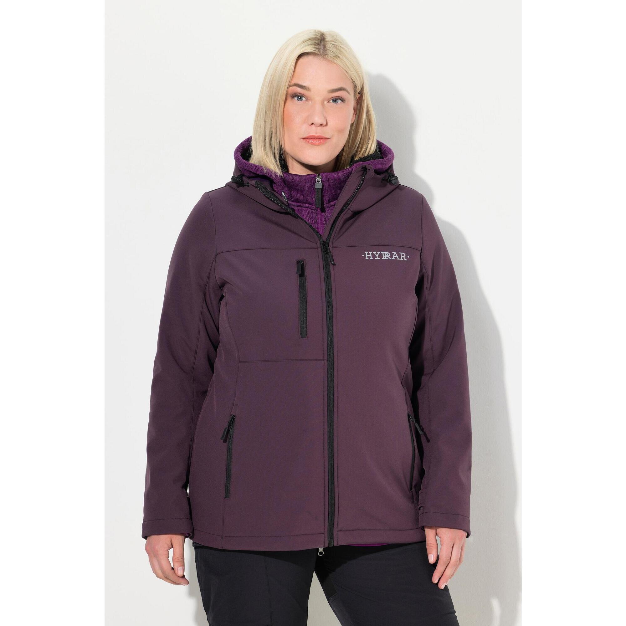 Damskie Kurtka softshell HYPRAR hydrofobowa stretch odblask