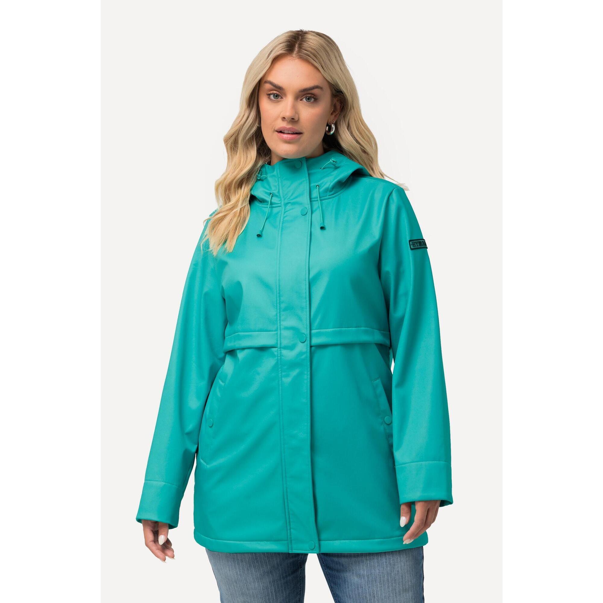 Ulla Popken - Femme Vestes Softshell Hyprar Imperméable Doublure En Polaire - Softshell - Bleu - Decathlon