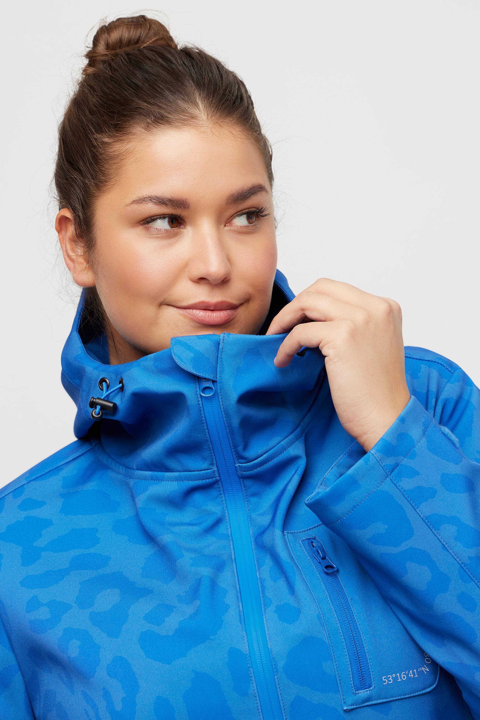 Femme Veste softshell HYPAR motif léopard tendance imperméable 3/6