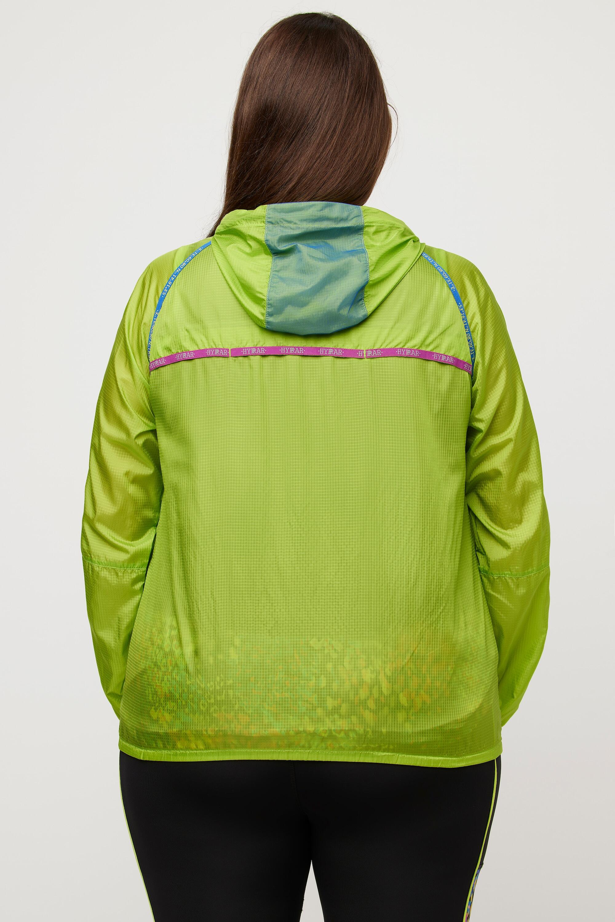Femme Veste technique déperlante avec capuche et fermeture Éclair à double sens 2/5