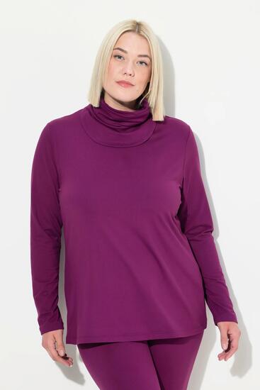 Damen Ski-Funktionsshirt schnelltrocknend Loop Langarm
