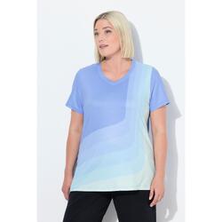 Femme T-shirt de yoga manches courtes et décolleté en V