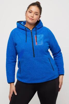 Dames fleece hoodie coördinaten print ritszakken lange mouwen