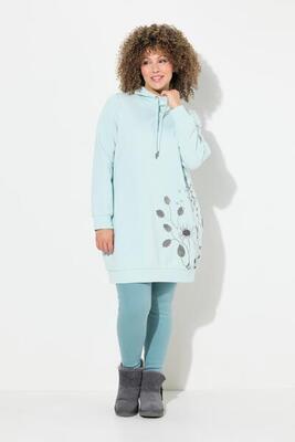 Dames hoodie oversized grassen zakken lange mouw trui met capuchon