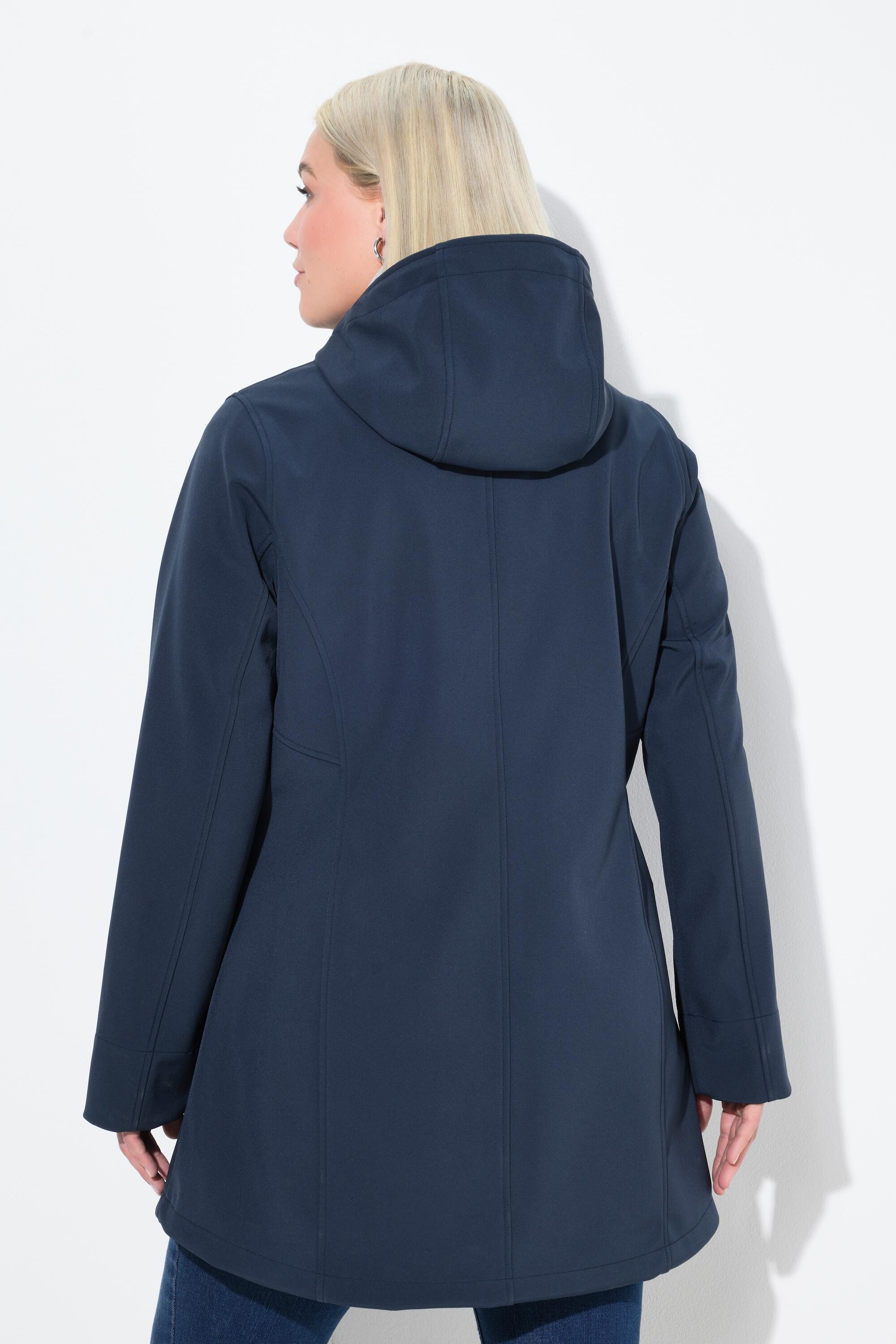 Femme Veste Softshell HYPRAR à capuche matière déperlante boutons Brandebourg 2/7
