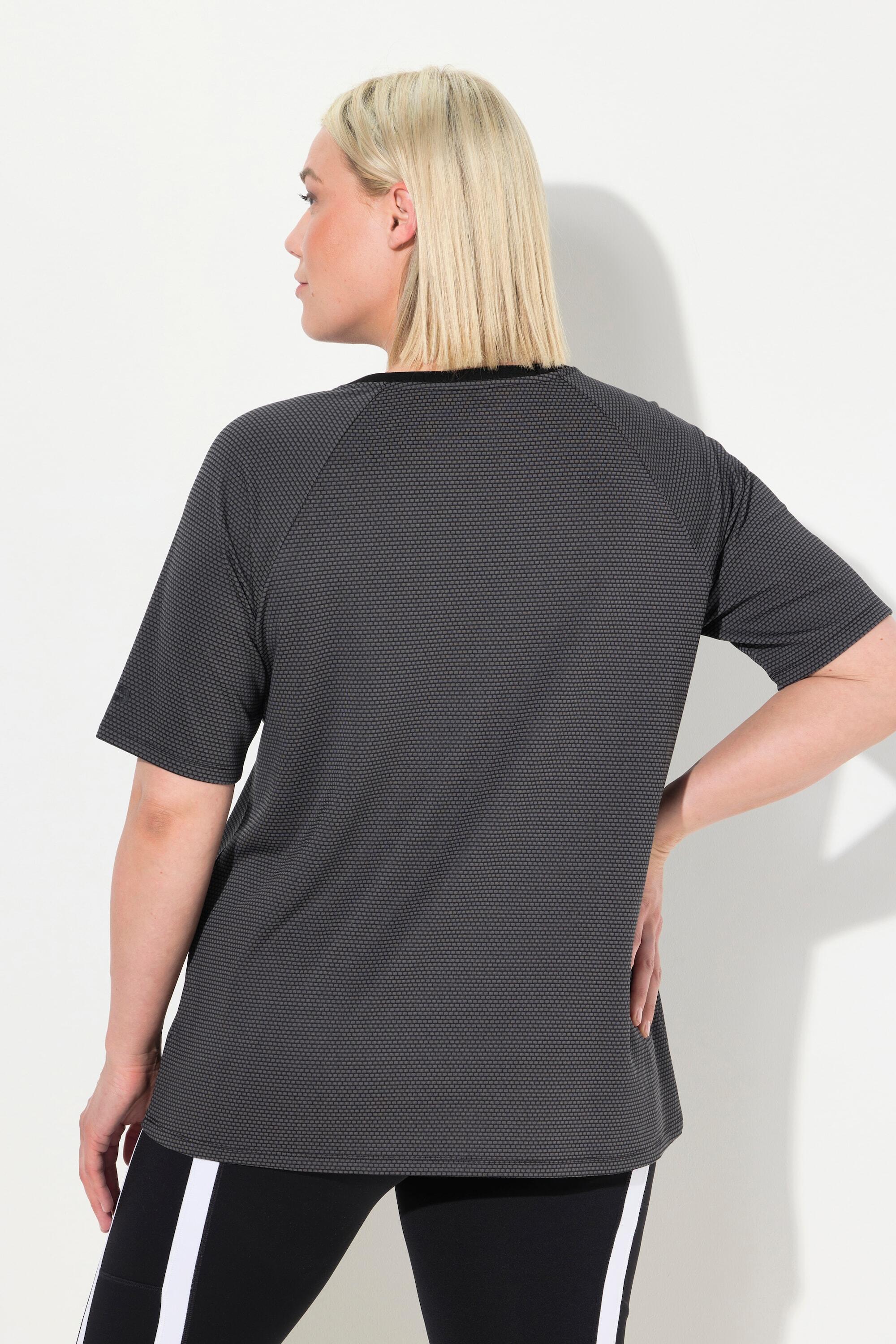 Femme T-shirt de sport séchage rapide col en V et manches courtes 2/5