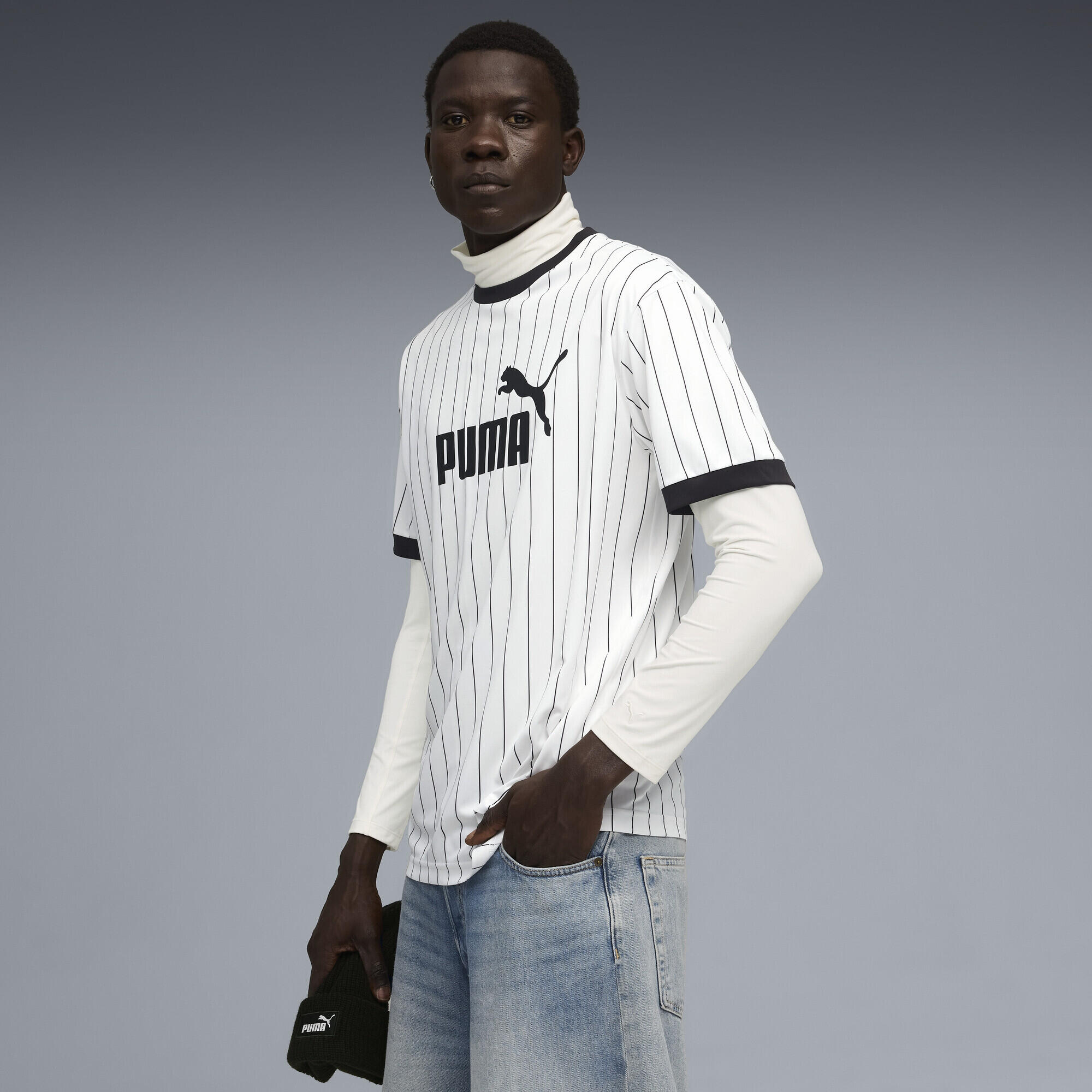 Felpa a righe Essentials da uomo PUMA 2/7