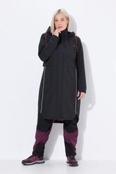 Femme Veste technique à capuche modèle imperméable poches zippées