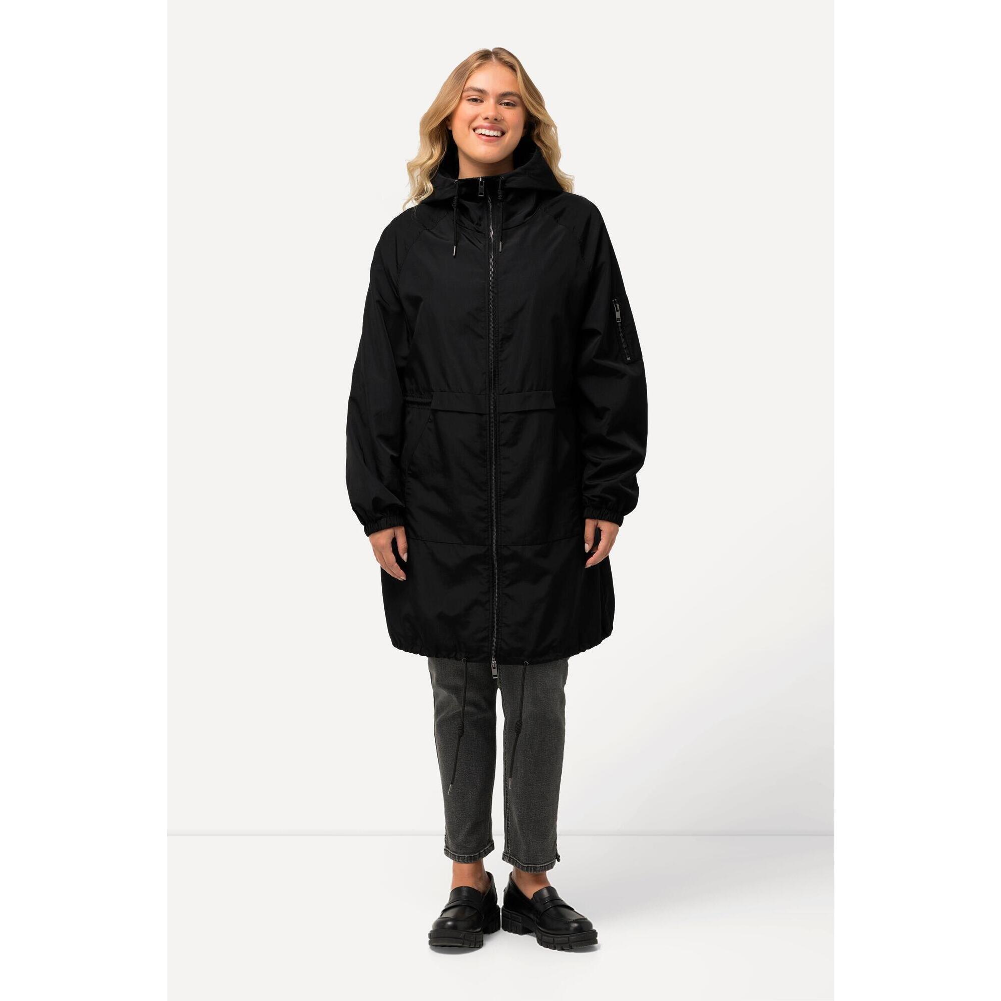 Damskie Kurtka wewnętrzny sznurek ściągający stójka dwukierunkowy zamek