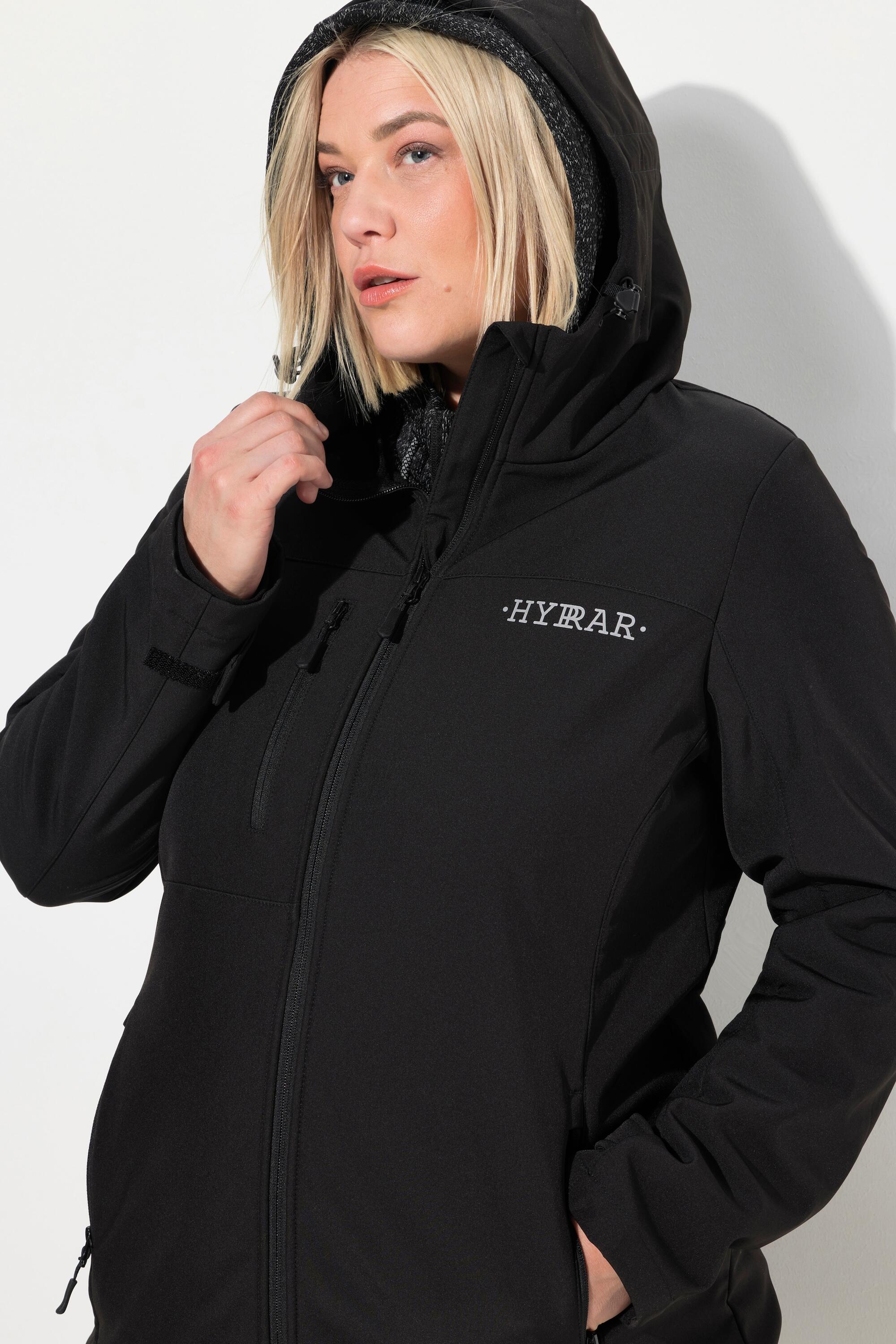 Femme Veste Softshell HYPRAR déperlante matière stretch et imprimé réfléchissant 3/6